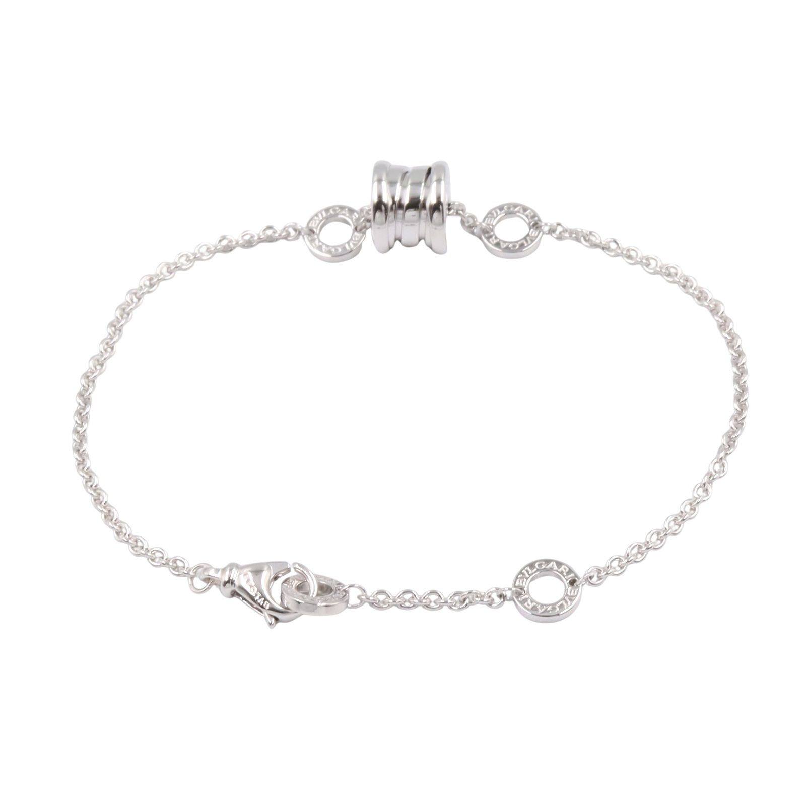 ブルガリ BVLGARI ブレスレット B-zero1 ビーゼロワン ブレスレット 腕回15 17㎝ K18WG ホワイトゴールド B-zero1 ブレスレット ユニセックス Used A