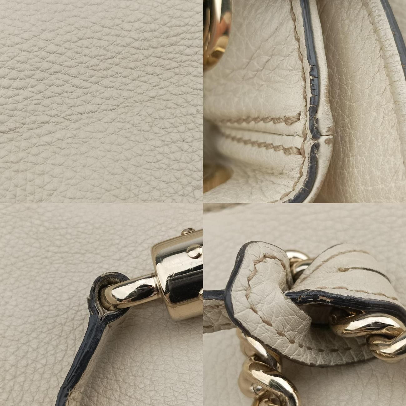 グッチGucciソーホーホワイトレザー308982E019497802 DECORATOM_COM_BR