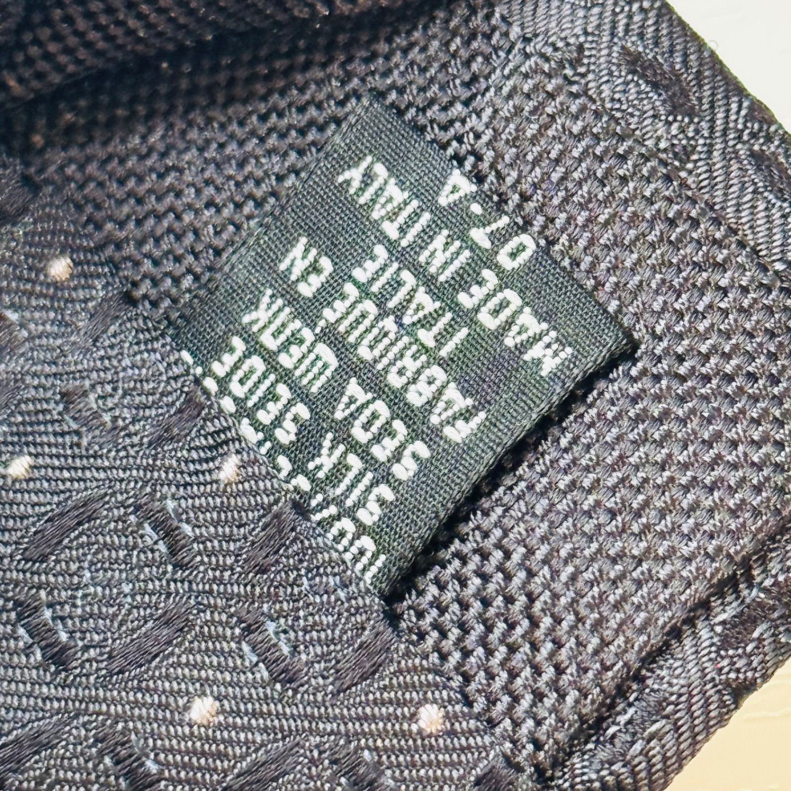 CHANEL シャネル ネクタイ ココマーク チェーン 黒 ブラック
