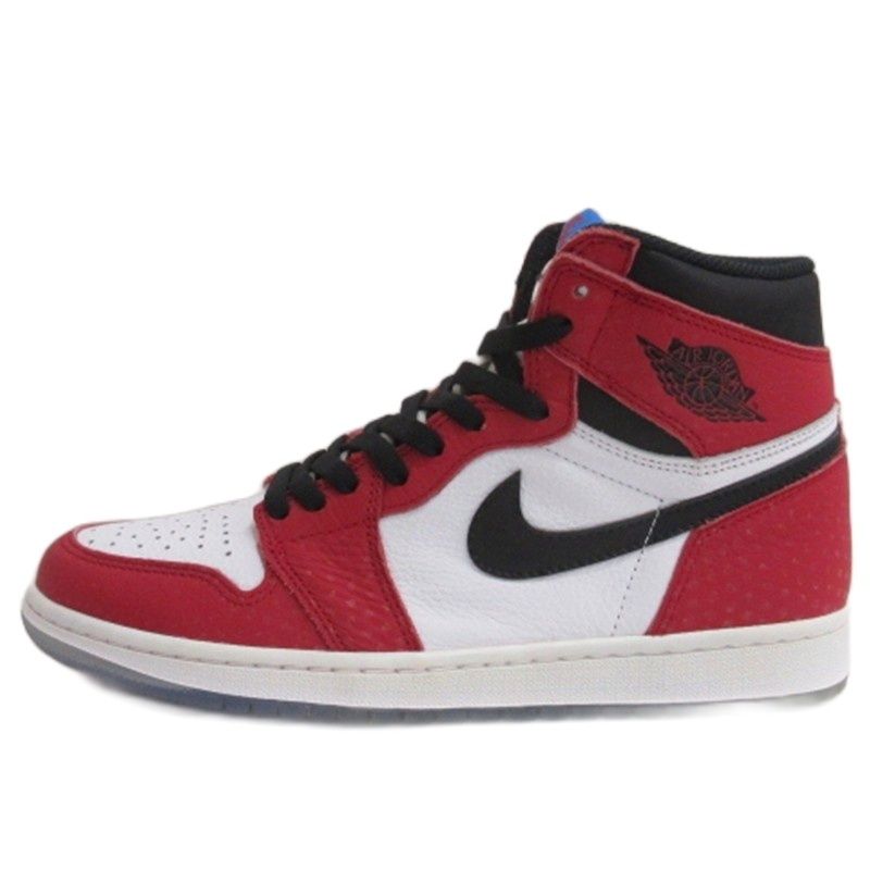 ナイキ NIKE × Spiderman Air Jordan 1 Origin Story Gym Red エアジョーダン1 スニーカー 555088-602 26cm AA GY51