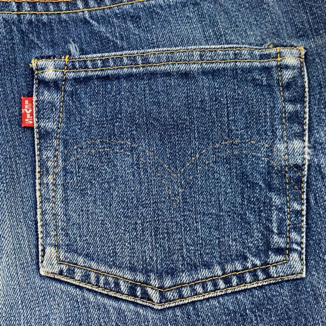 90s Levi's S501XX 大戦モデル 復刻 USA製 バレンシア工場 W29 ビッグE 赤耳 セルビッジ 月桂樹ボタン ボタン裏555  リーバイス デニムパンツ ジーンズ ヴィンテージ 44501 【X0228-001】□