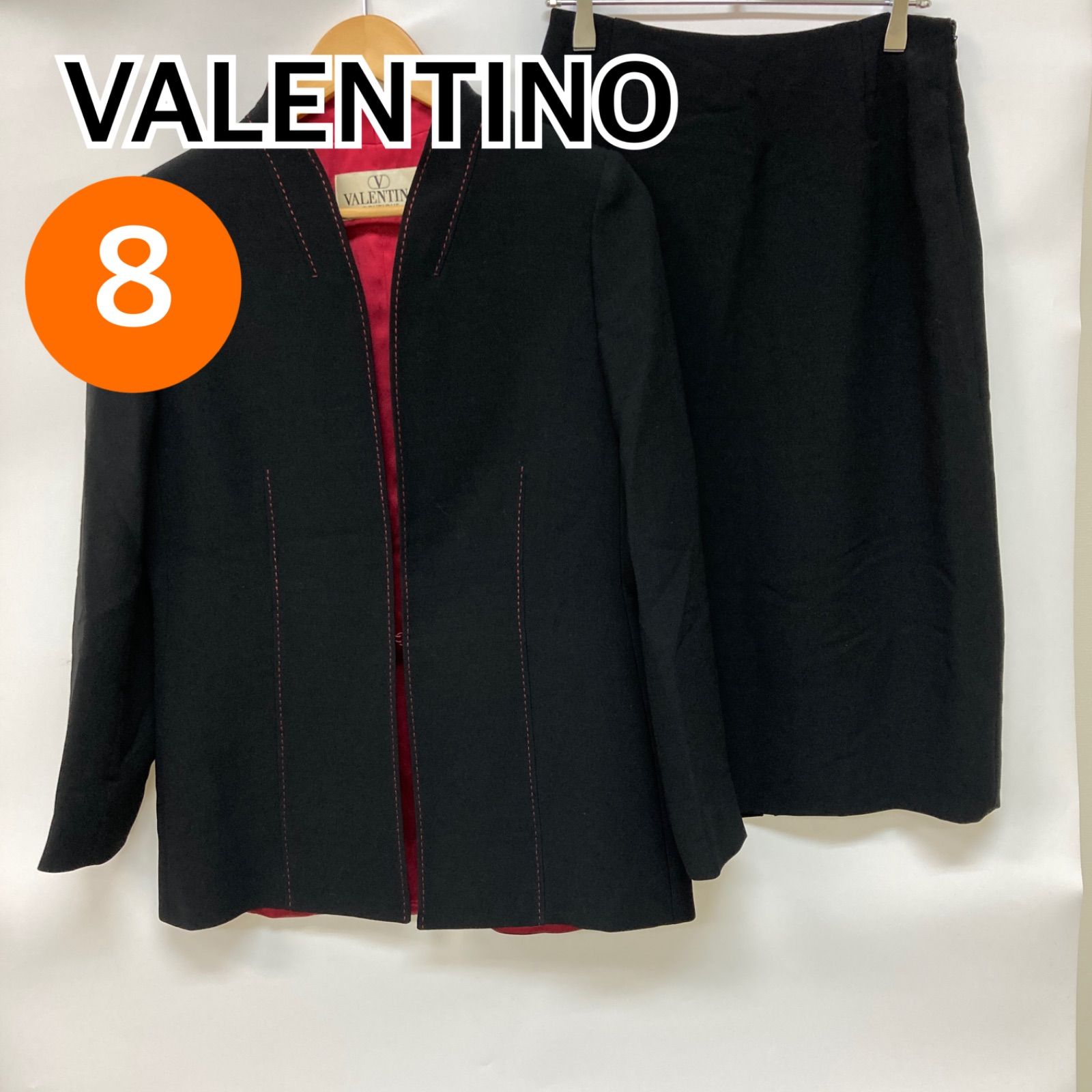 VALENTINO ヴァレンティノ セットアップ ノーカラージャケット  