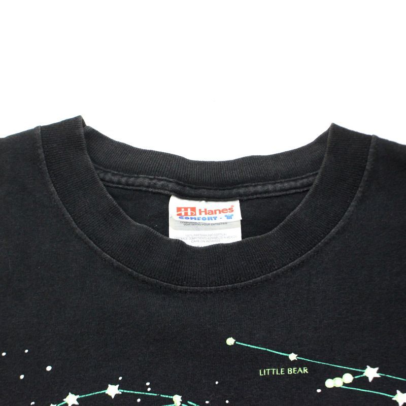 90s vintage Hanes HEAVENLY BODIES 星座 総柄 半袖Tシャツ メンズ