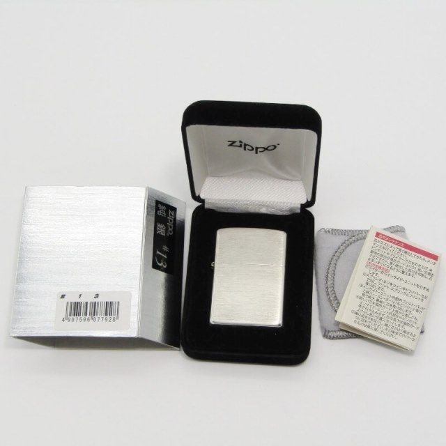 美品 STERLING ZIPPO ジッポー オイルライター #13 2019年製 艶消し