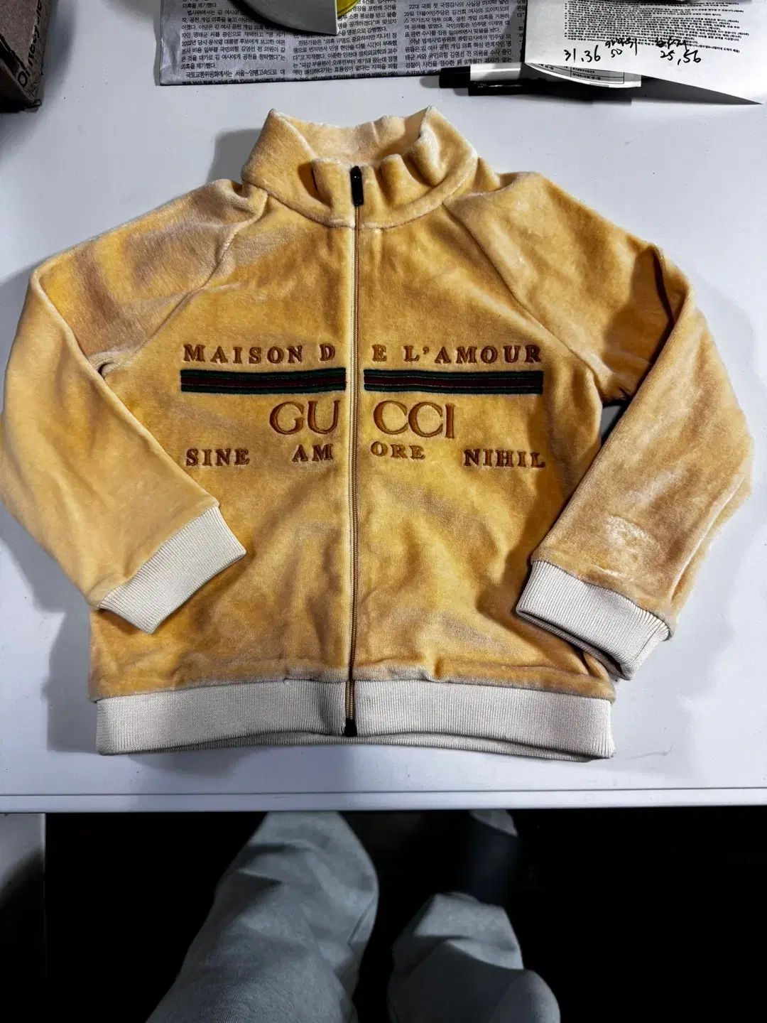 GUCCI グッチ キッズ ベロア トレーニングウェア トップス 12 18 M