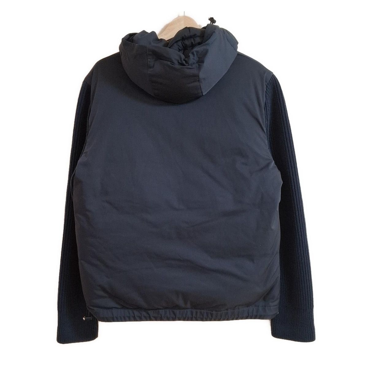 美品 Theory セオリー MOMO ショールカラー ダウン M ネイビー