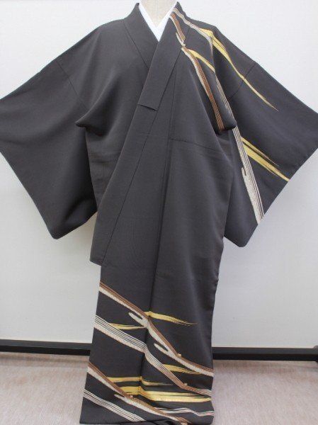 訪問着袷 銀座きしや製 真糊本友禅 未着用品 sft 楽布特選P2749