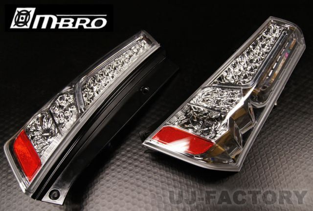 【送料無料！MBRO】 スズキ　ワゴンR　MH23S　LEDテールランプ　クローム　（ウィンカーLED）