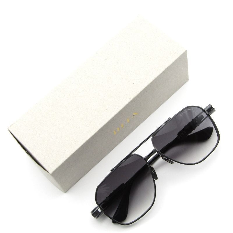 DITA CONDOR サングラス ブラック ケース付き 美品 DITA ディータ サングラス KUDRU DTS436-A-02 日本製 クドゥル