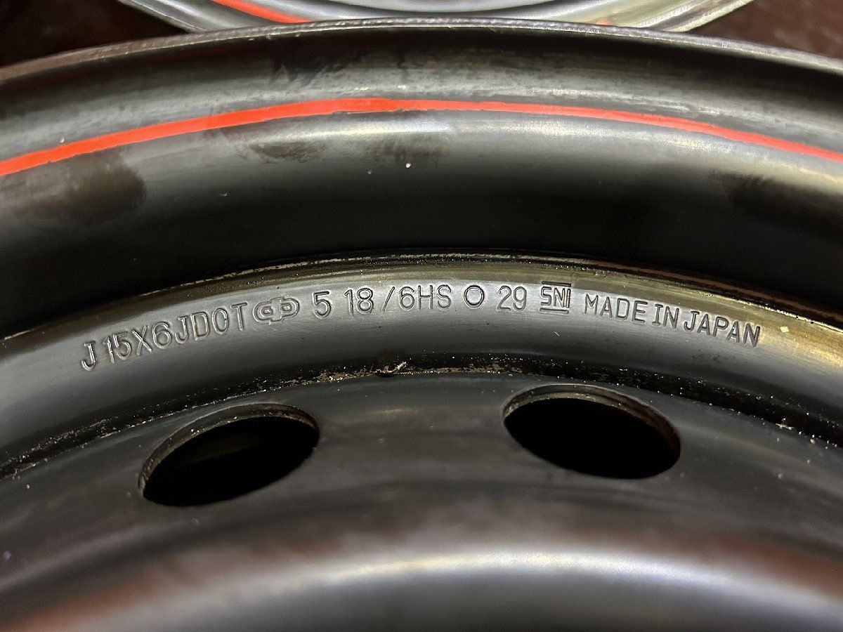 車 トヨタ 200系ハイエース 純正ホイール 純正スチールホイール 15 