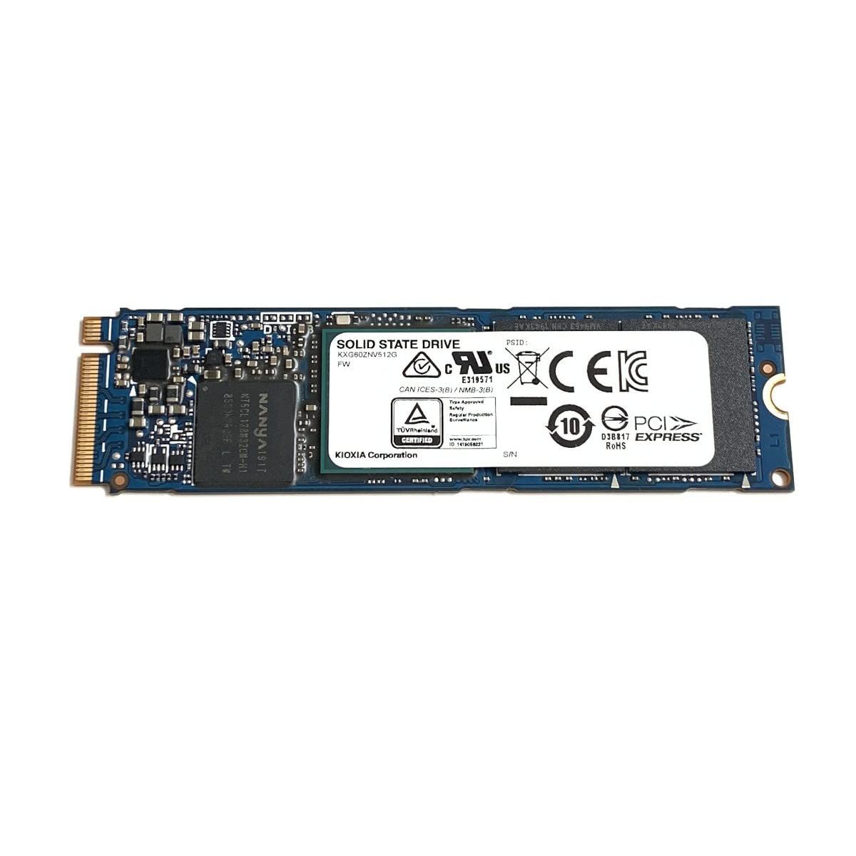 KIOXIA SSD 512GB XG6 M.2 2280 NVMe PCIe Gen3 x4 KXG60ZNV512G ソリッドステートドライブ Dell HP Lenovo ノートパソコン デスクトップ ウルトラブック用