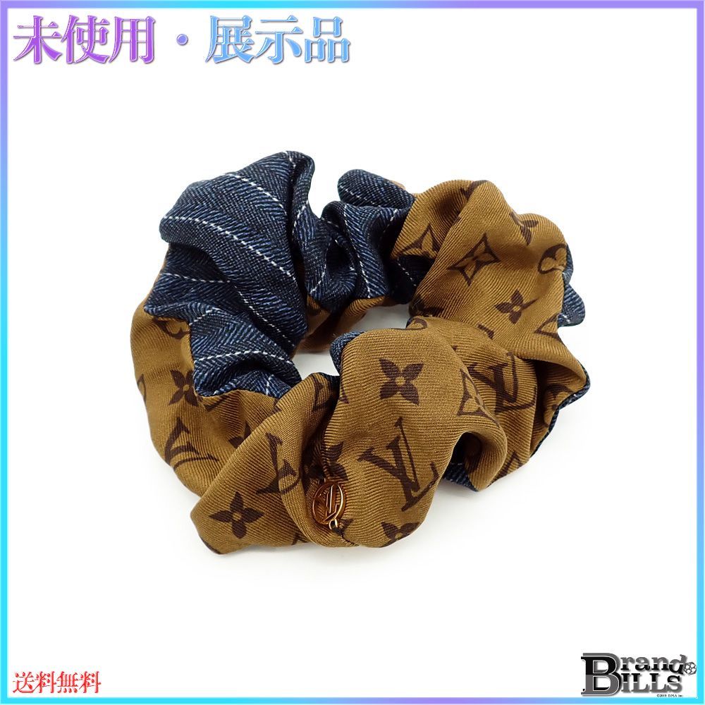 LOUIS VUITTON ルイ・ヴィトン モノグラム シルク シュシュ ルイ