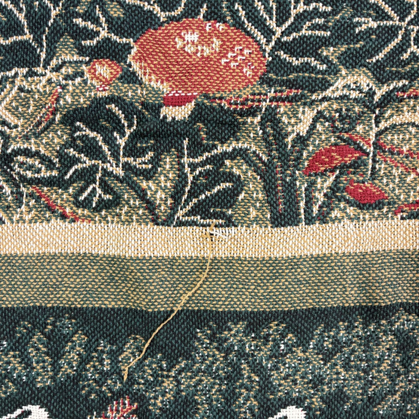 vintageラグ カーペット USA製 フラワー アニマル 1421 - メルカリ