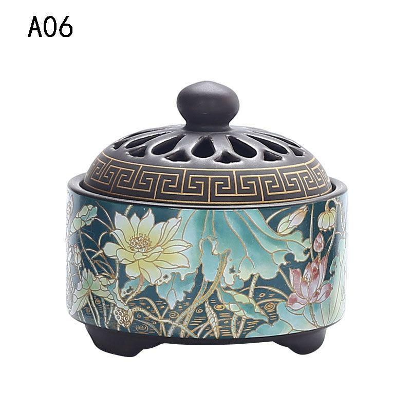 陶磁器 鹿香炉 皿香炉 香炉 香道具 装飾品 工芸品 美術品 置物 ホーロー 陶磁器 禅 香炉屋内 置物 装飾 お香 贈り物 工芸品