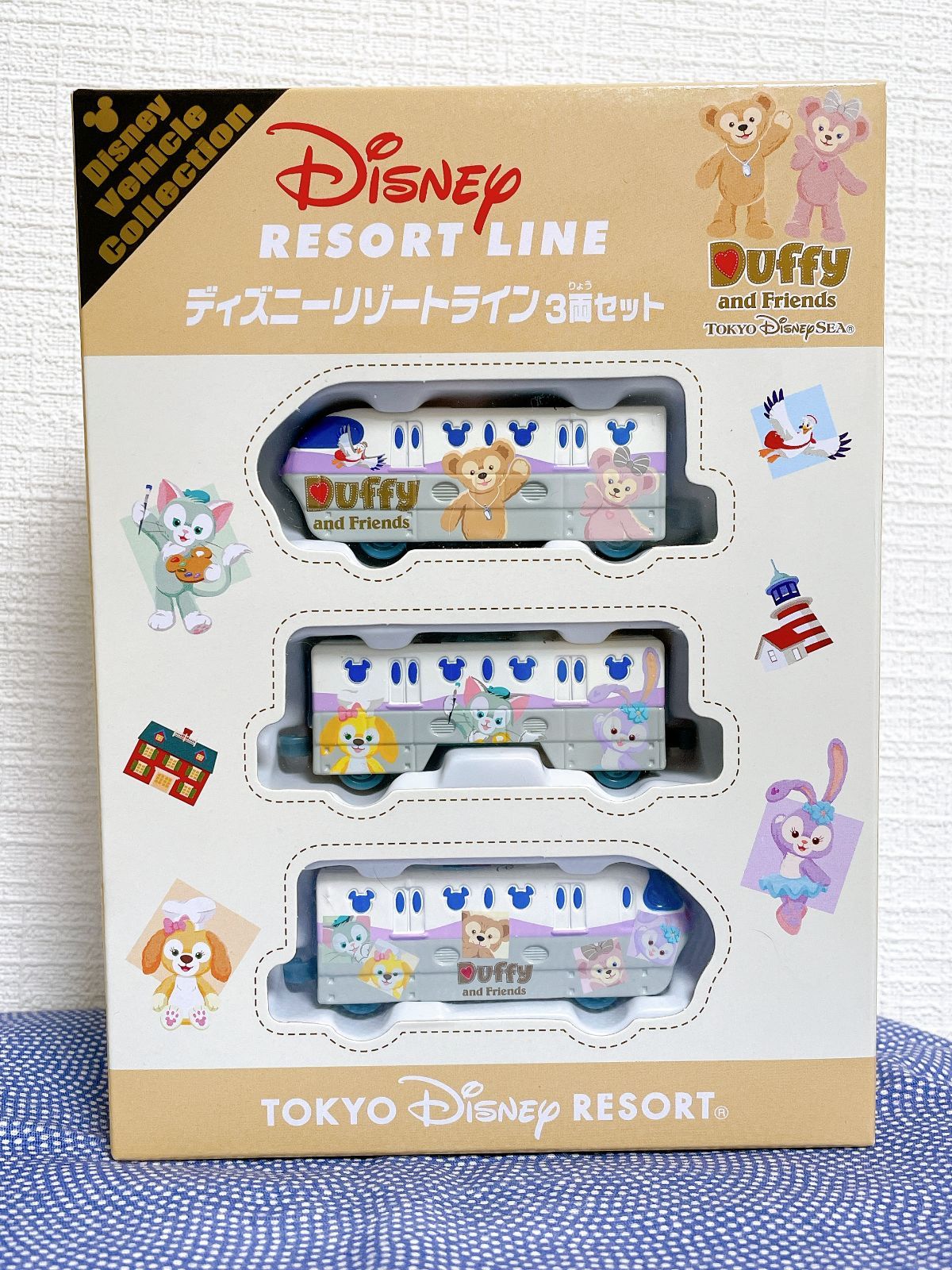 メルカリshops ダッフィー ディズニーリゾートライン トミカ ３両セット