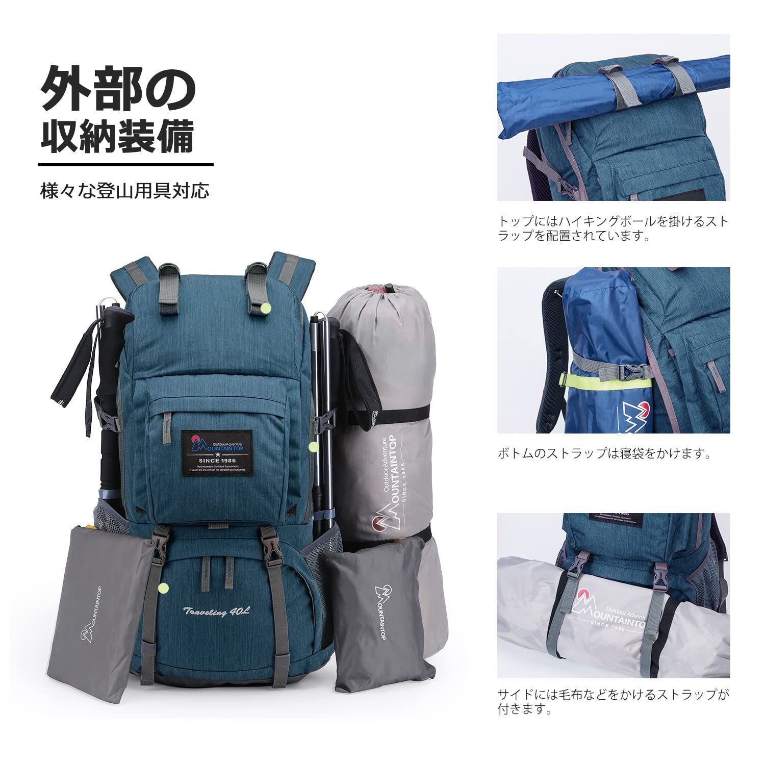 Coolzon 軽量 バックパッキング 寝袋 大人 男の子 女の子用 寒い天気に キッズ向け 寝袋 オールシーズン用 ハイキングおよびキャンプ用