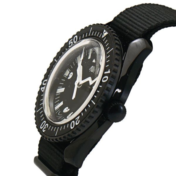 新品】Naval Watch ナバルウォッチ 腕時計 41mm PVDブラックメッキ 