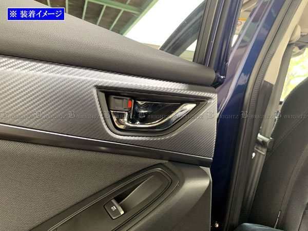 インプレッサスポーツ GT GTE 超鏡面ステンレスメッキインナードアハンドルカバー 皿 4PC