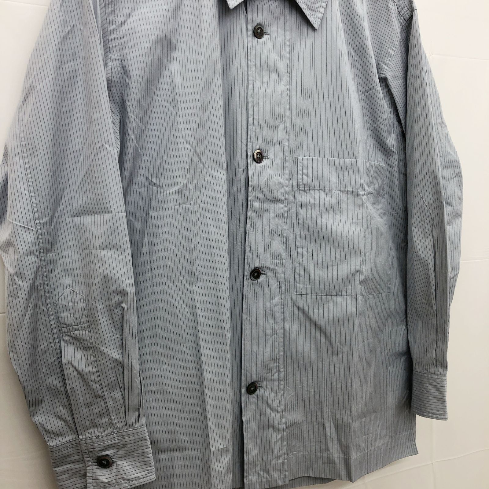 MARGARET HOWELL マーガレットハウエル FINE STRIPE COTTON 579