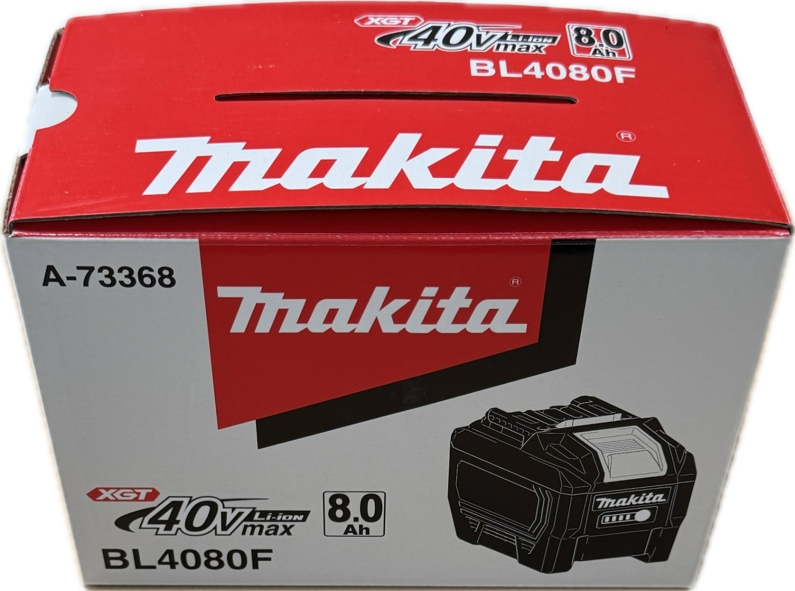 マキタ 純正バッテリ1個 BL4080Fリチウムイオン 40VMax8.0ah 新品未使用 インボイス対応領収書OK 平日のみ発送 値引き交渉NG
