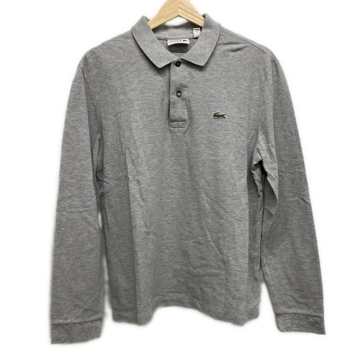 【新品】LACOSTE 長袖ポロシャツ グレー スリムフィット ラコステ LACOSTE スリムフィット 長袖ポロシャツPH4013 - メルカリ