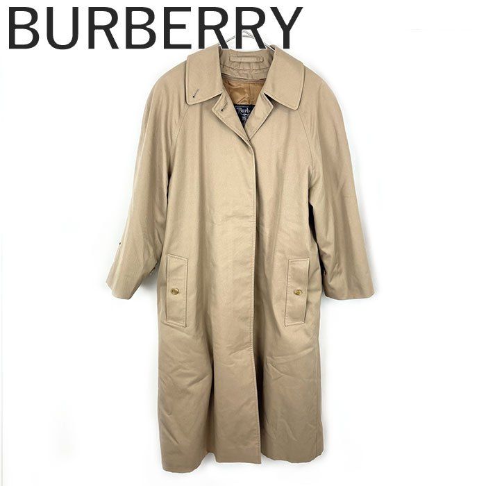 バーバリー BURBERRY ステン コート チェック柄ライナー付き ベージュ系