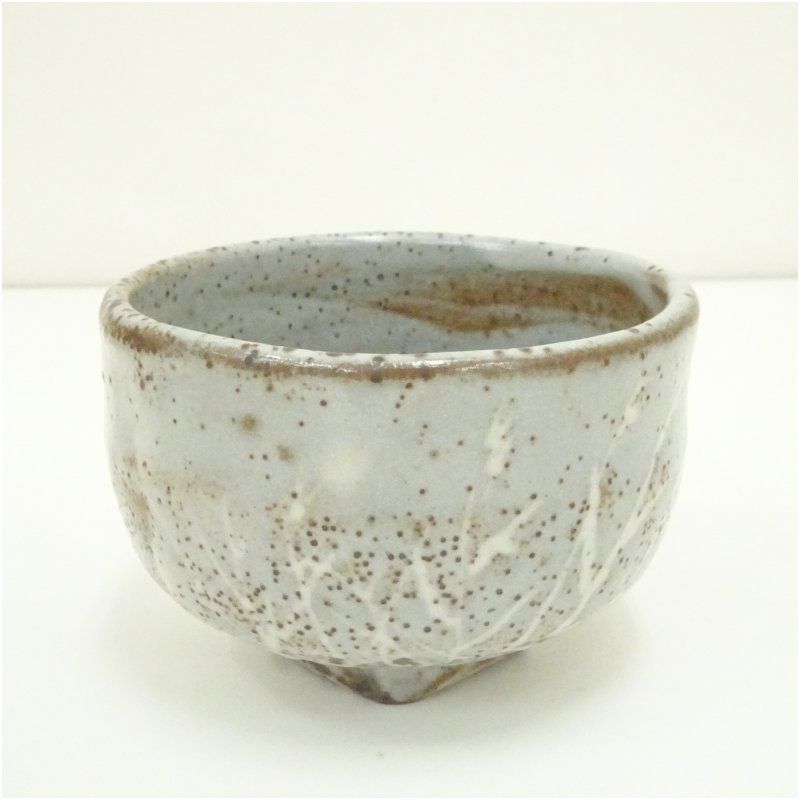 廣行造 鼠志野茶碗（共箱） 茶道 抹茶 おしゃれ 抹茶茶碗 抹茶碗 和