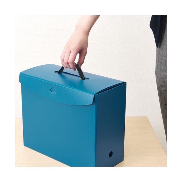 まとめ ライオン事務器 ボックスファイル テレネ PP A 4 フタ 取っ手付き 背幅152 mm レッド BF 42 T R