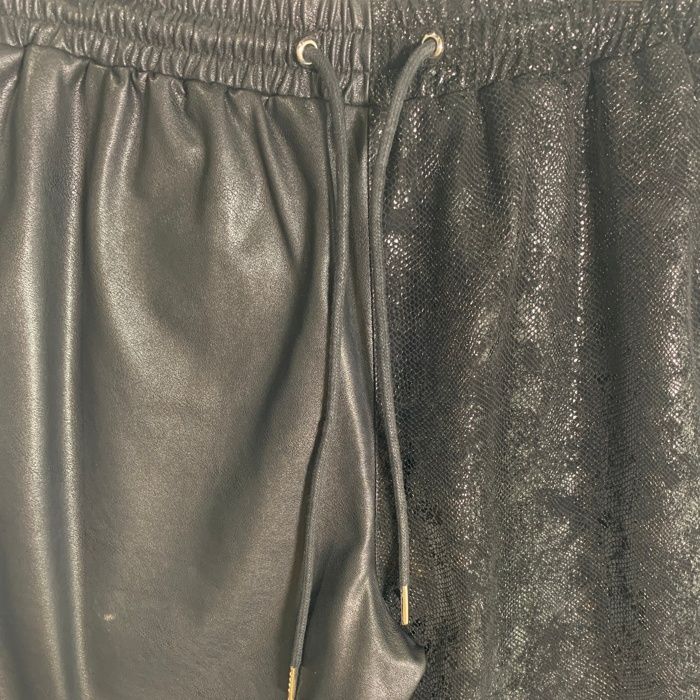 Last Nest ラストネスト Leather Switching Shorts レザー