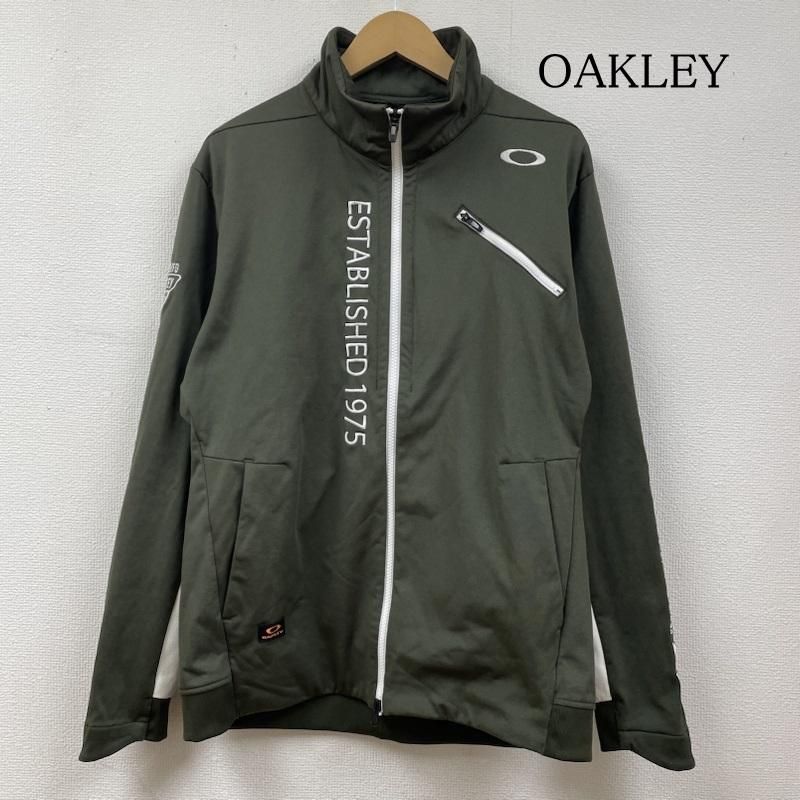 OAKLEY オークリー ジャケット、上着 ジャンパー、ブルゾン 裏起毛 ジップアップ トラックジャケット ゴルフウェア 防寒 ロゴ 刺繍