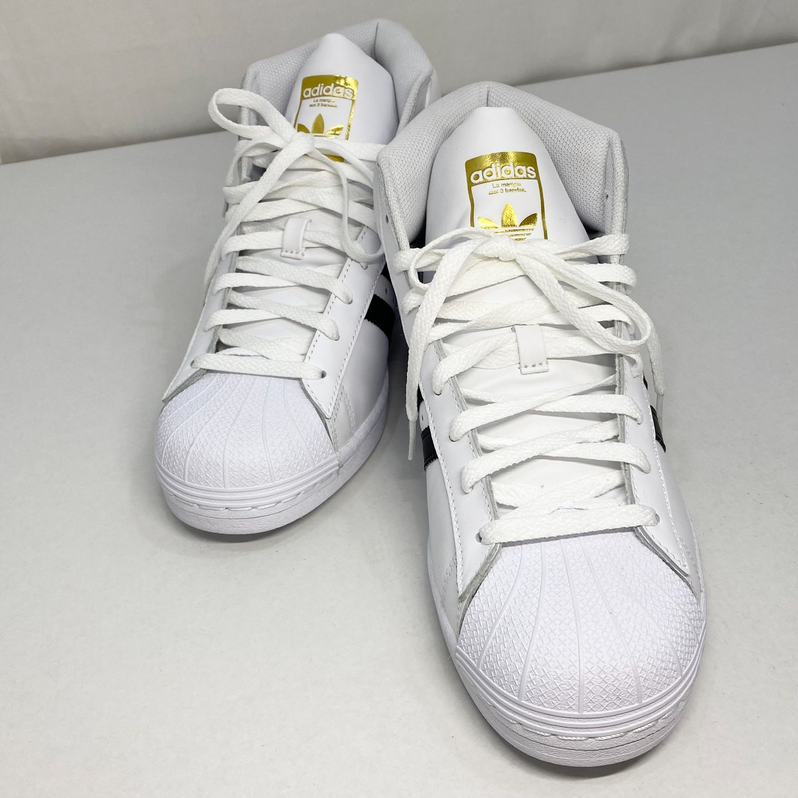 adidas PRO MODEL FV5722 27.5cm ホワイト ゴールドベロ - メルカリ