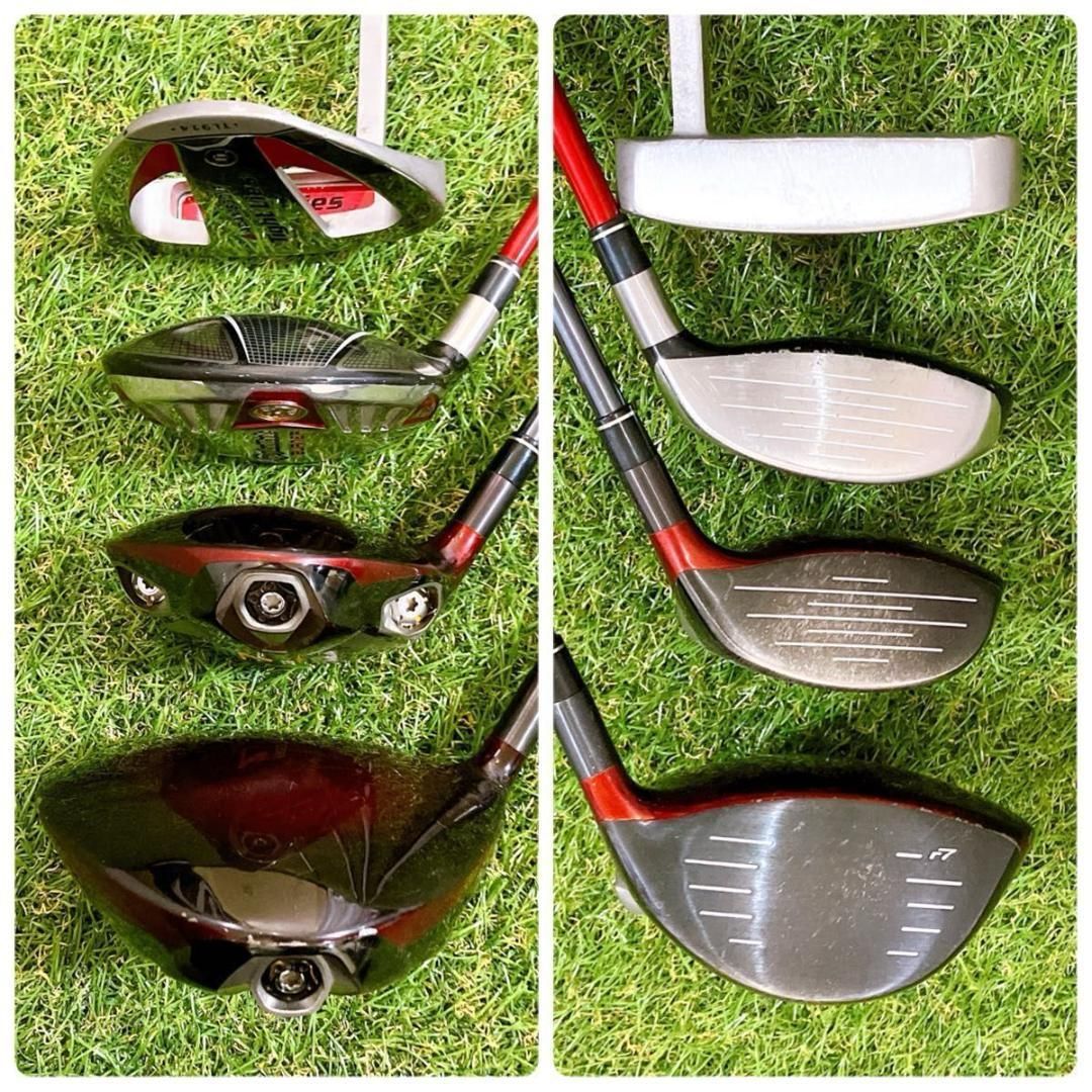 レフティ テーラーメイド メンズゴルフセット 10本 初心者 コースデビュー 左 レフティ テーラーメイド メンズゴルフセット 10本 初心者