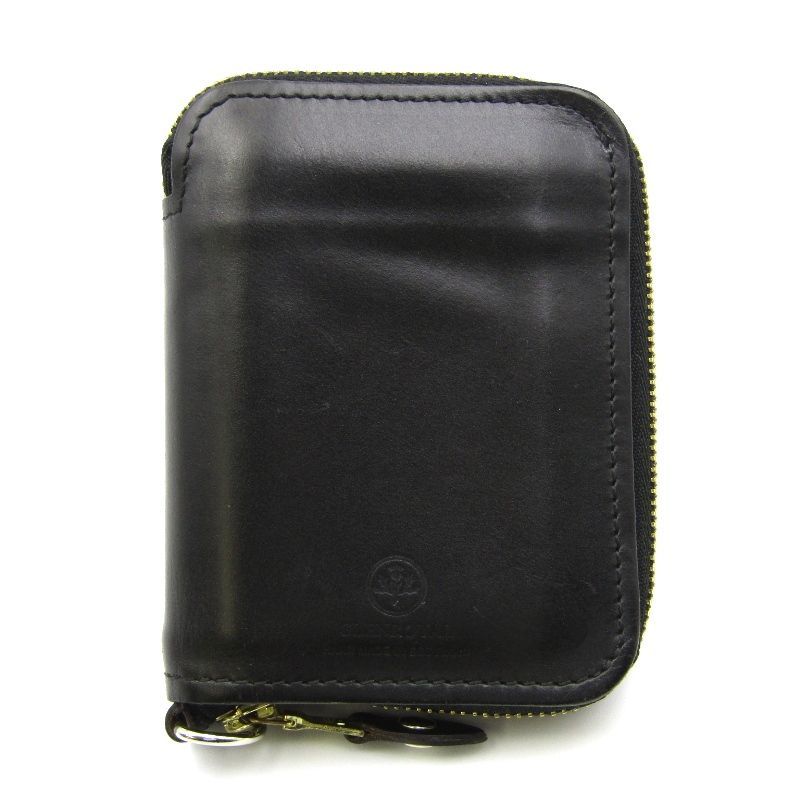 GLENROYAL グレンロイヤル ジップアラウンドスモールウォレット 1429620 二つ折り ミニ財布 ブライドル NEW BLACK 24005559