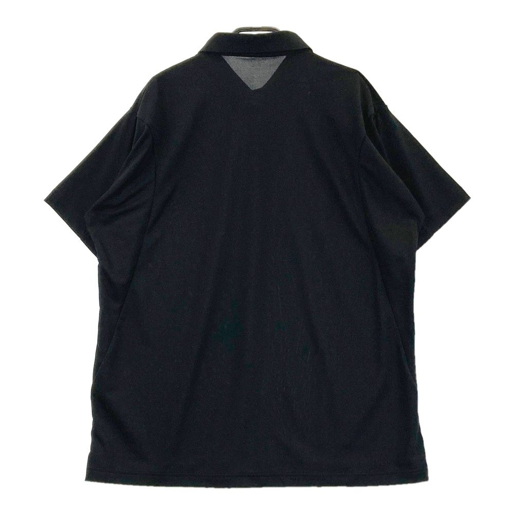 サイズ：3L MUNSING WEAR マンシングウェア  半袖ポロシャツ  ブラック系 [240101486898] ゴルフウェア メンズ ストスト MUNSING WEAR マンシングウェア 半袖ポロシャツ ブラック系