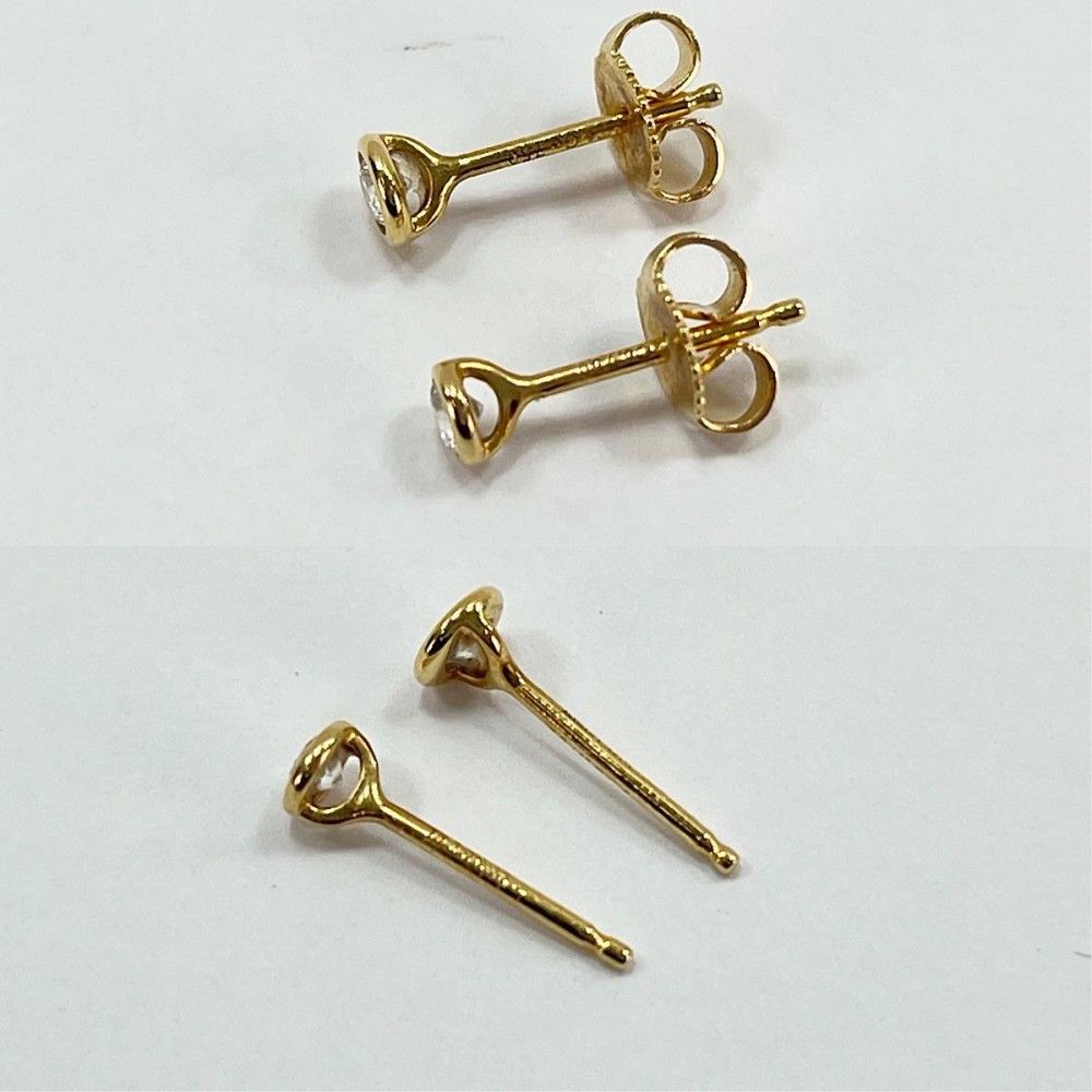 5550 美品 ティファニー ピアス LOVE AU750 イエローゴールド 5550 美品 ティファニー ピアス LOVE AU750 イエローゴールド