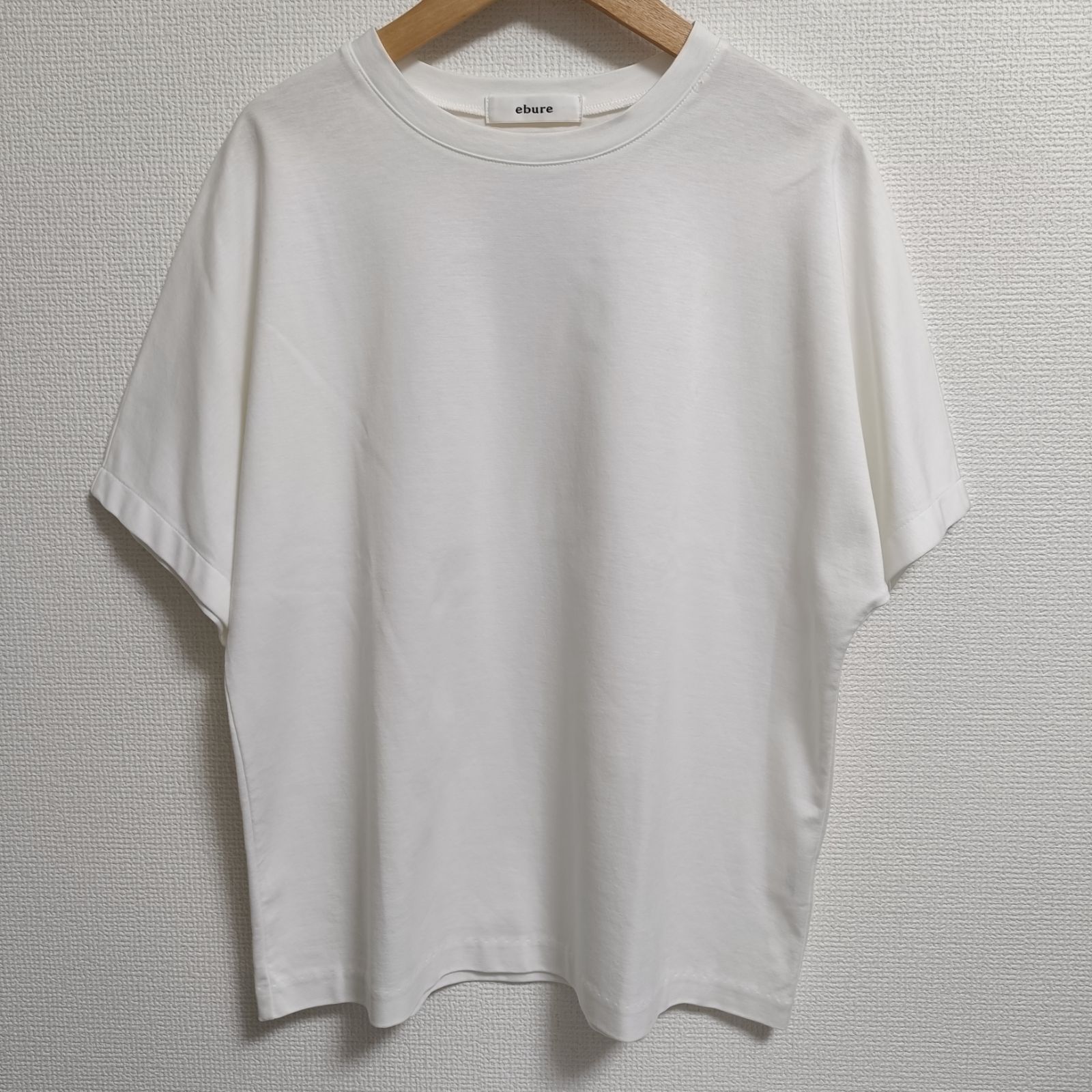 【メーカー公式ショップ】 ebure エブール 超長綿スーピマコットン クルーネックTシャツ トップス