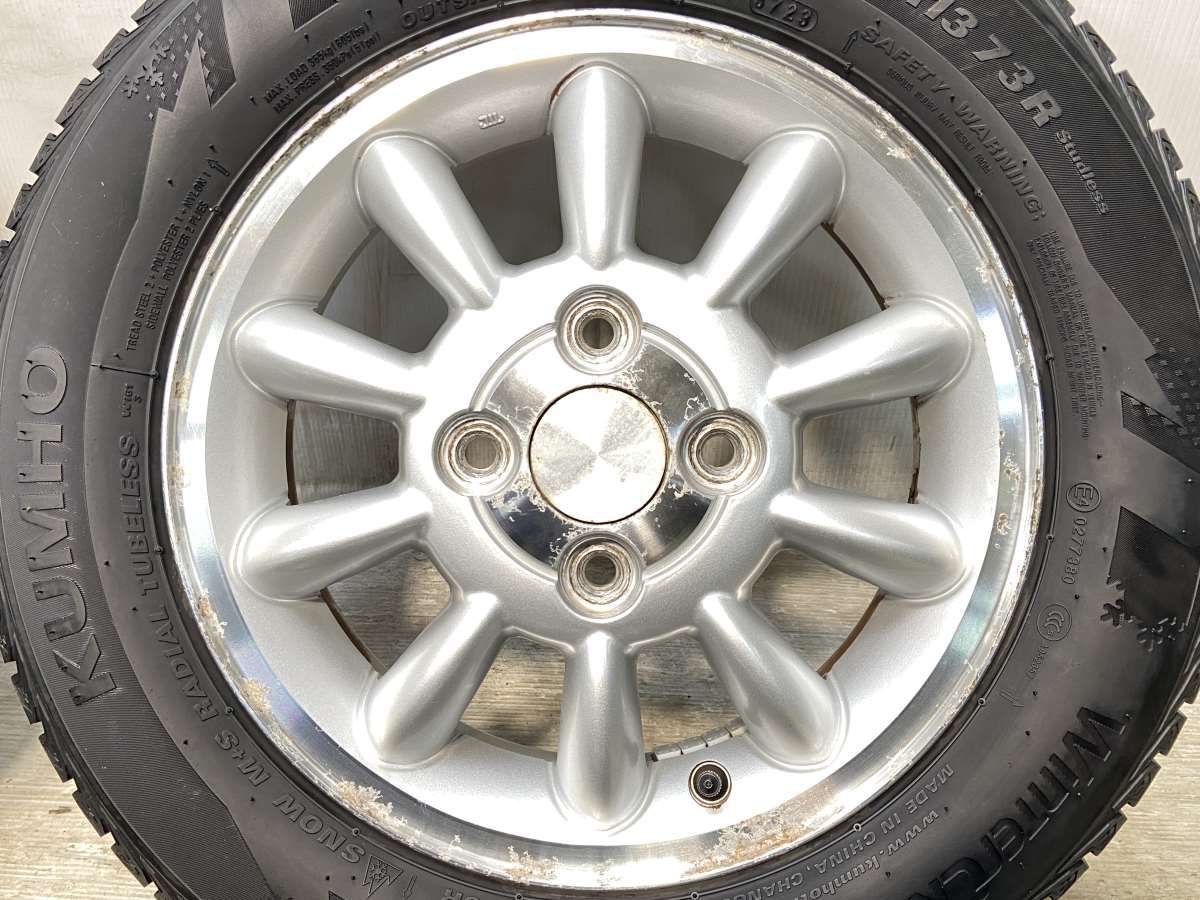 155/65R13 クムホ ウィンタークラフト スズキ純正 13x4.0 45 100-4穴