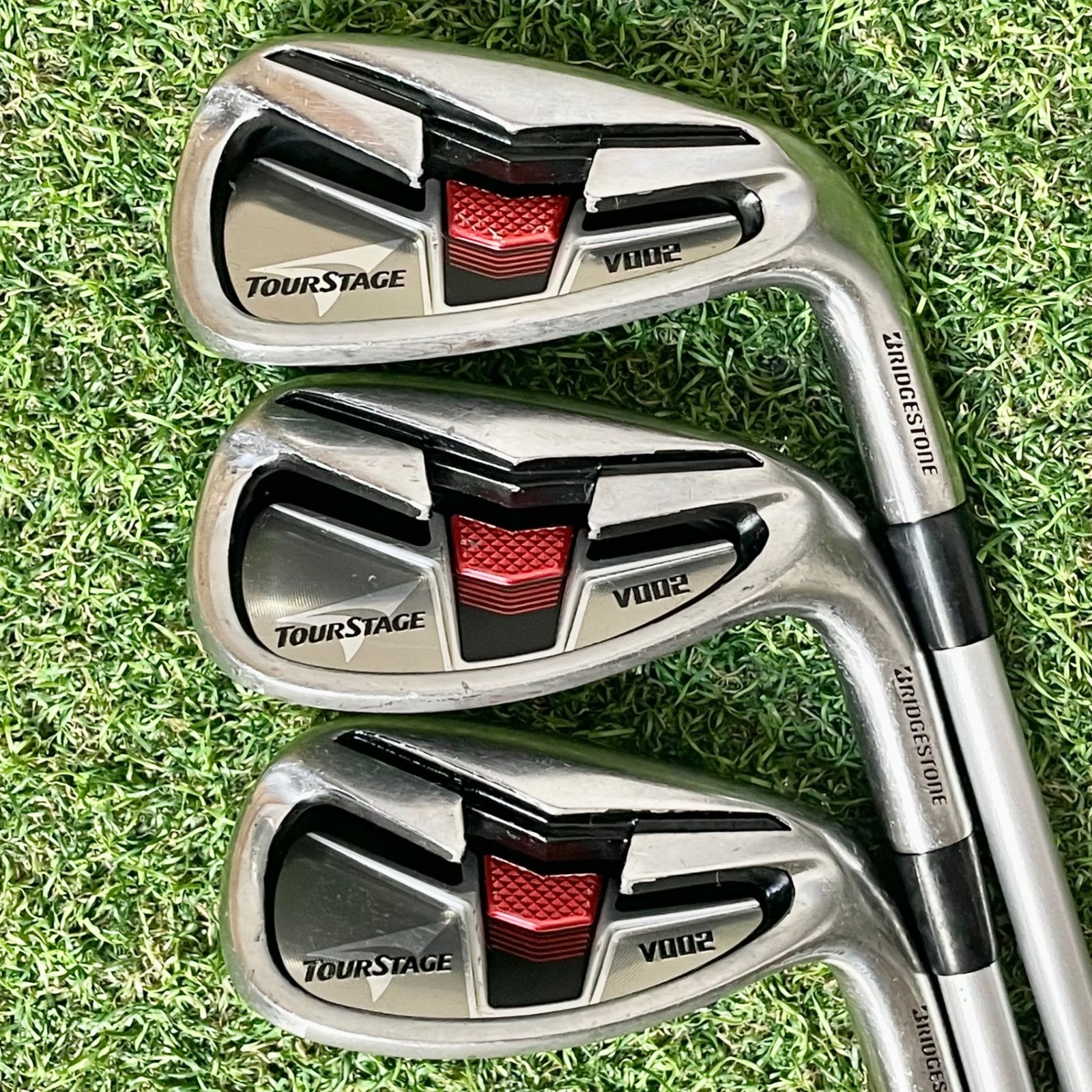 【美品】ブリヂストン ツアーステージ V002 メンズアイアン 7本セット R TOURSTAGE V002 アイアンセット メンズ 7本 R 右 ツアーステージ
