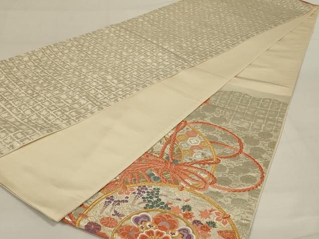 平和屋着物◎太鼓柄袋帯 花鼓文 金銀糸 正絹 逸品 AAAY0829ou - メルカリ 