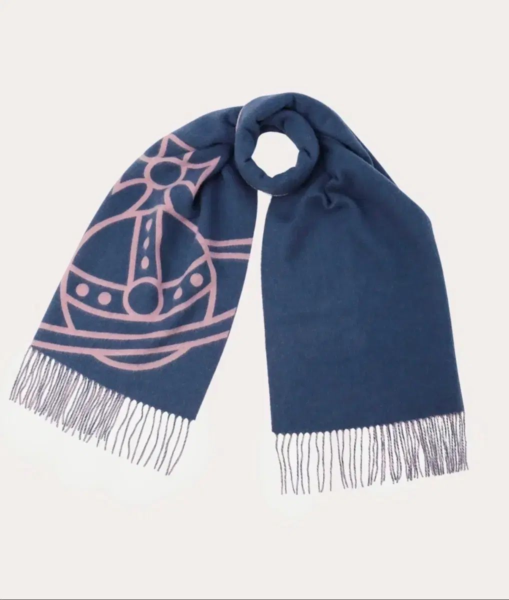Vivienne Westwood ヴィヴィアンウエストウッド リバーシブル ビッグ orb ウール マフラー ピンク