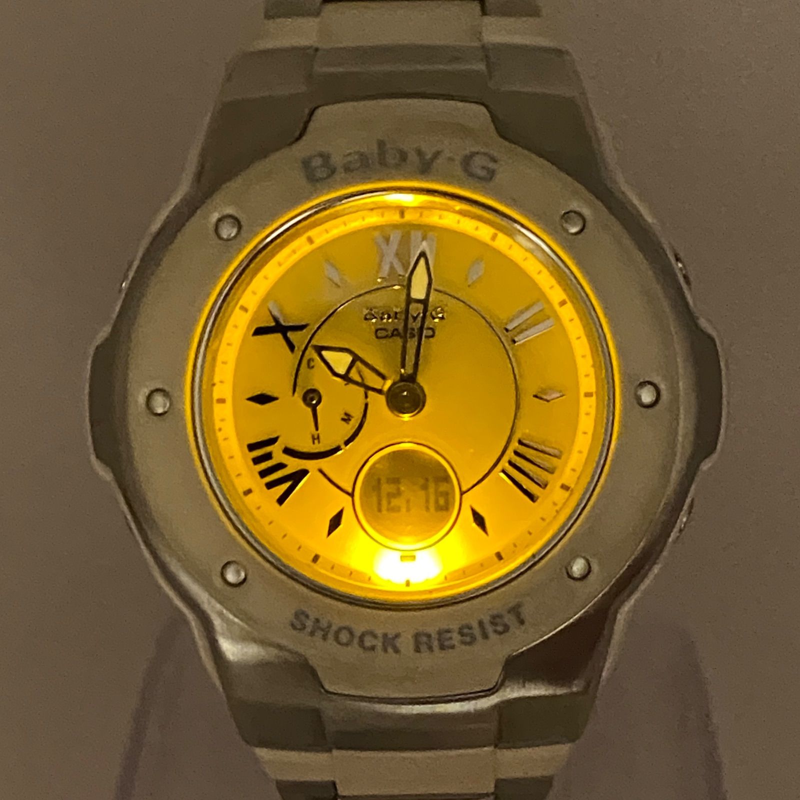 T291）良品 稼動品 CASIO カシオ 電波ソーラー Baby-G G-ms MSG-3200C