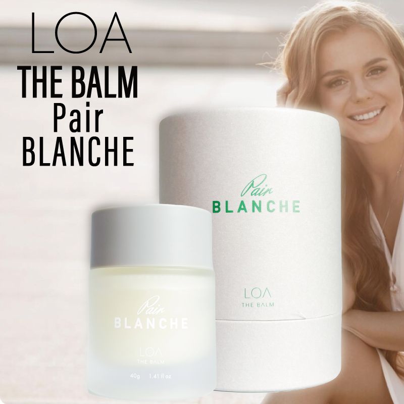 ロア ザ バーム Pair BLANCHE 40g ( LOA ブランシュ シトラスベール ジャスミンドレ ラテローズ ネロリスモークティー ミスティックウッド フレグランスバーム パフュームバーム 練り香水 ヘアバ