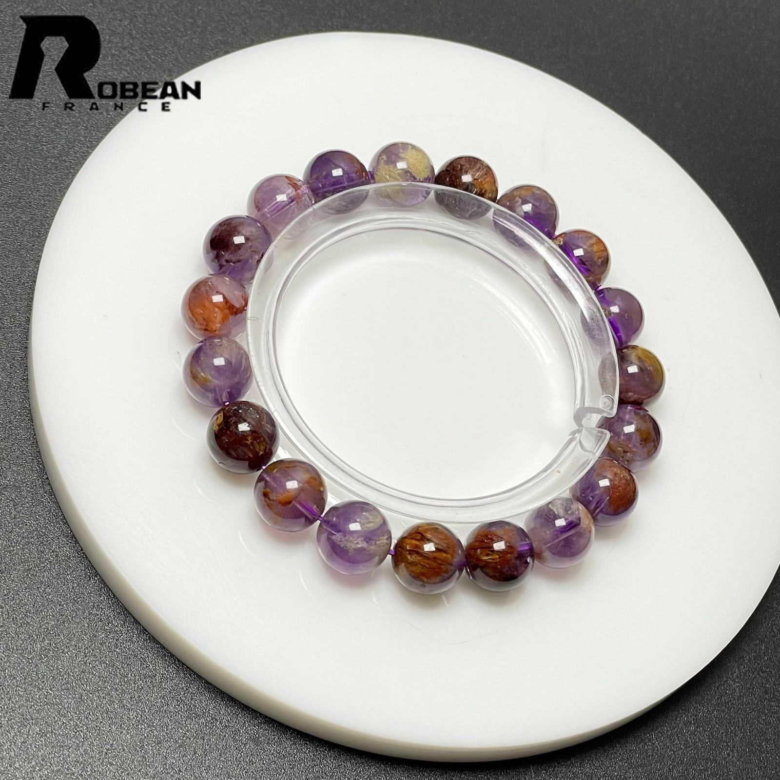 逸品 EU製 定価6万円ROBEAN・パープルトルマリンパワーストーン 