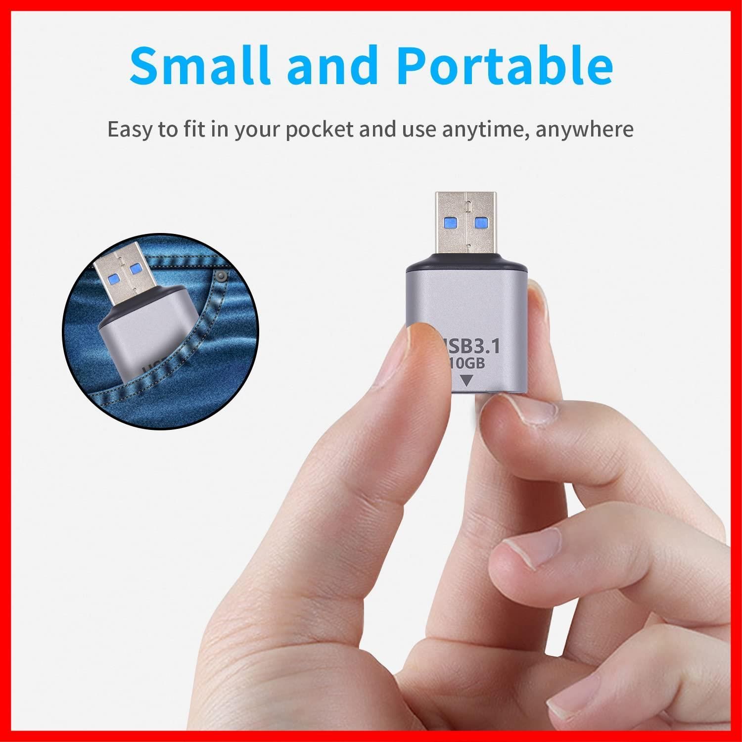 特売】Poyiccot USB C to USB A 変換アダプタ、USB Type C メス to USB