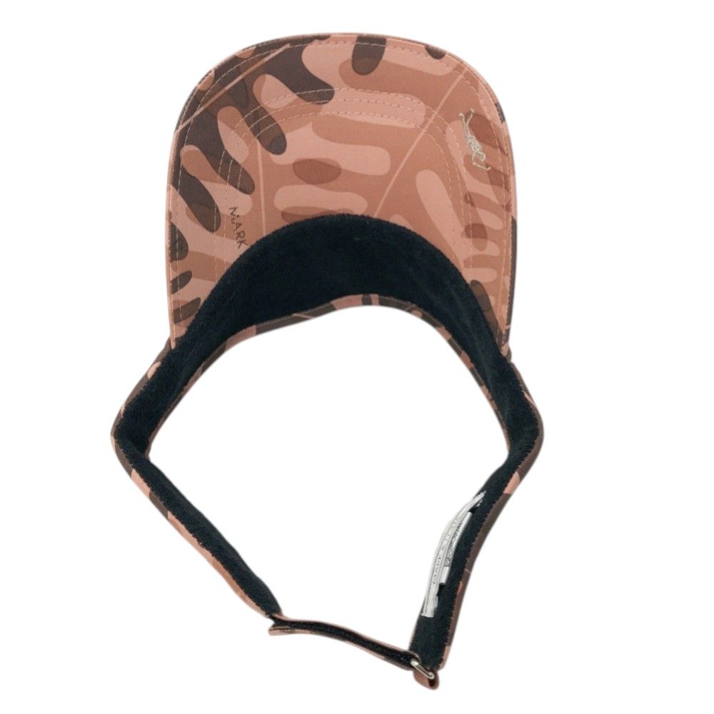 MARK&LONA マークアンドロナ サンバイザー カモフラ柄 ピンク系