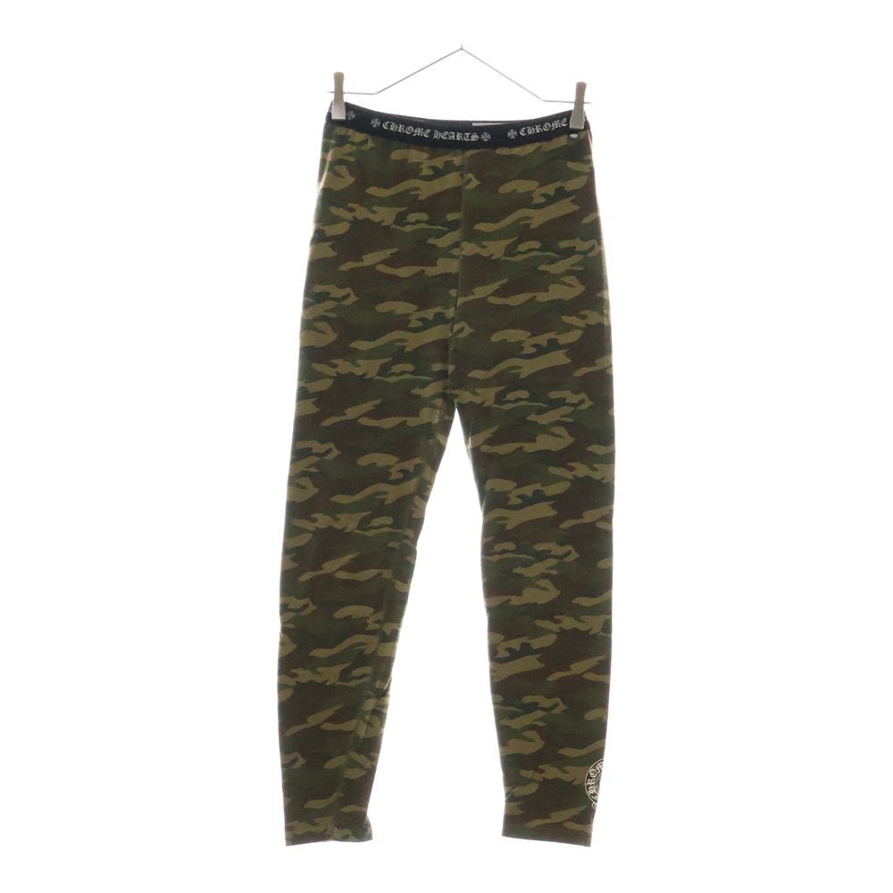 クロムハーツ レギンス　迷彩　カーキー CHROME HEARTS (クロムハーツ) カモ柄 ホースシュープリント レギンス