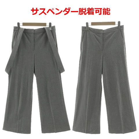 セオリー Theory サスペンダー付き ワイドパンツ 01-8106438-025 セオリー Theory サスペンダー付き ワイドパンツ 01-8106438-025