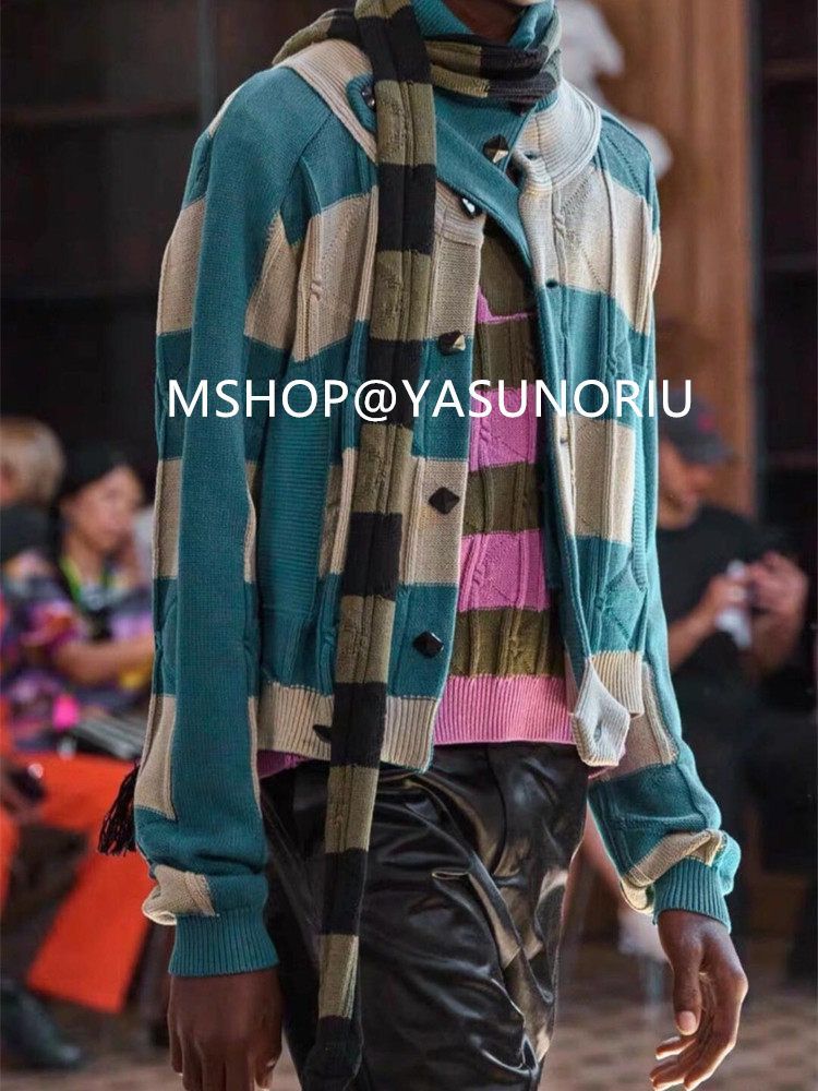 KIKO KOSTADINOV 24ss merli カーディガン　44 Kiko Kostadinov Blue Merli Twinset Cardigan Kiko Kostadinov