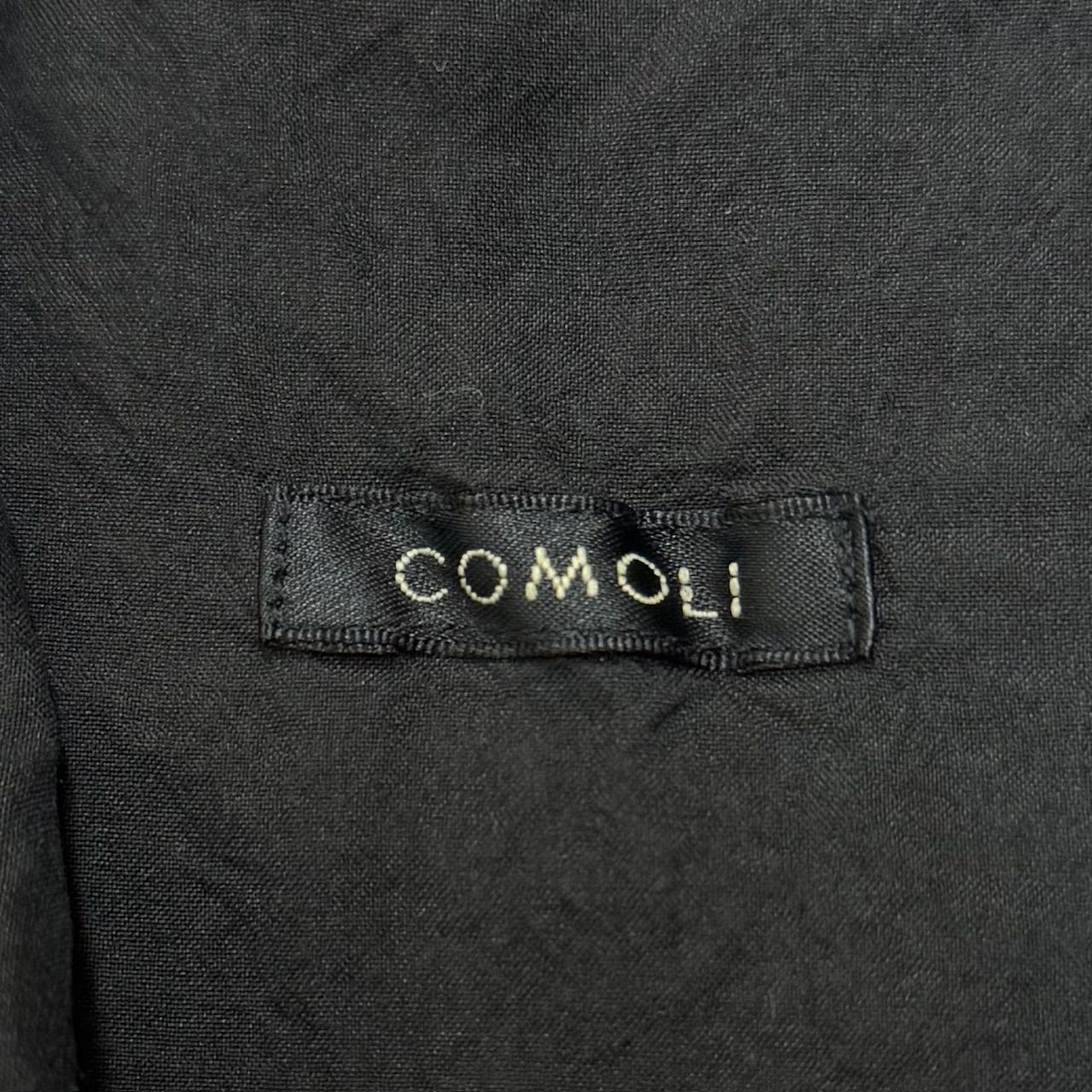 参考上代96800円 未使用品 COMOLI シルク製品染 ブルゾン ジップ
