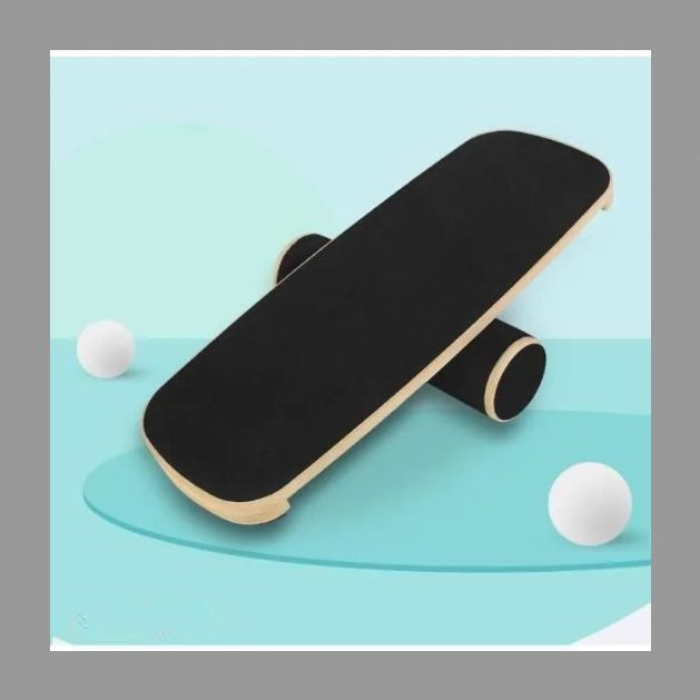 URBNFit Wooden Balance Board Trainer - Roller Board for Snowboard